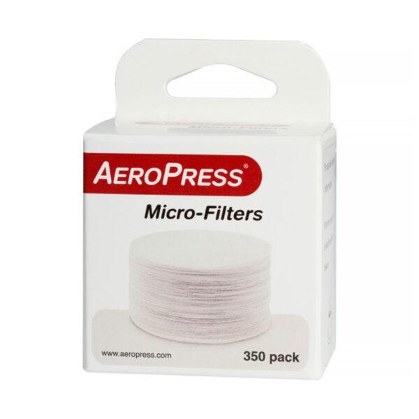 Paquete de 350 micro-filtros de papel para Cafetera AeroPress